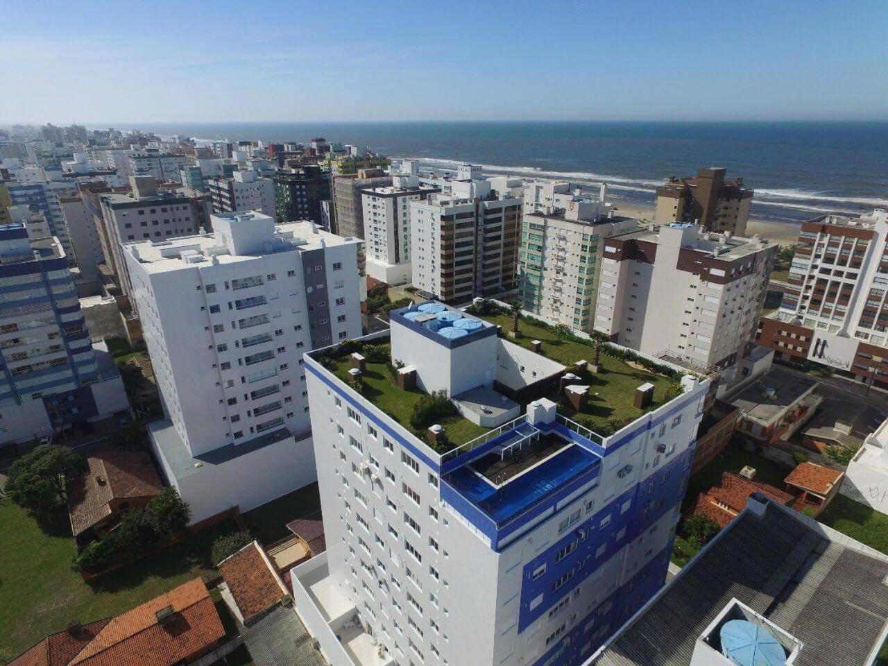 Excelente Apto Terraco Verde C/Vista Mar Piscina 3 D Capão da Canoa Exterior foto